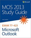 Image of the book Exam 77-423 Microsoft Outlook, this is included with the training course at Logitrain